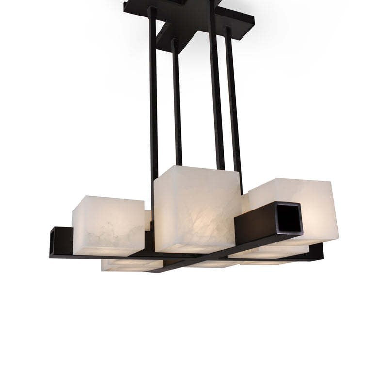 Linear marble chandelier – RIGA