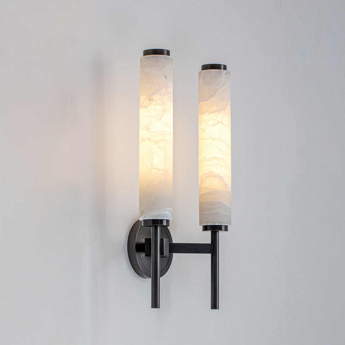 Double marble wall light – TESSA