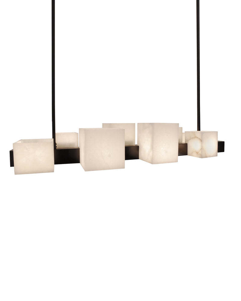 Linear marble chandelier – RIGA