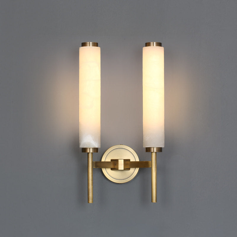 Double marble wall light – TESSA