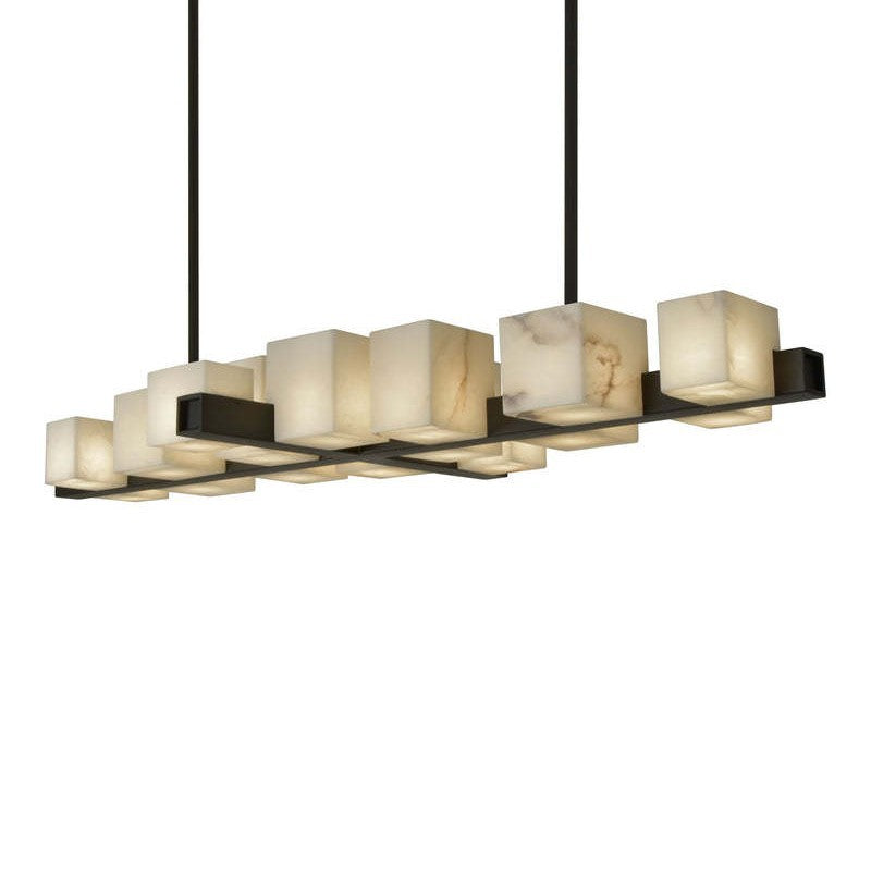 Linear marble chandelier – RIGA