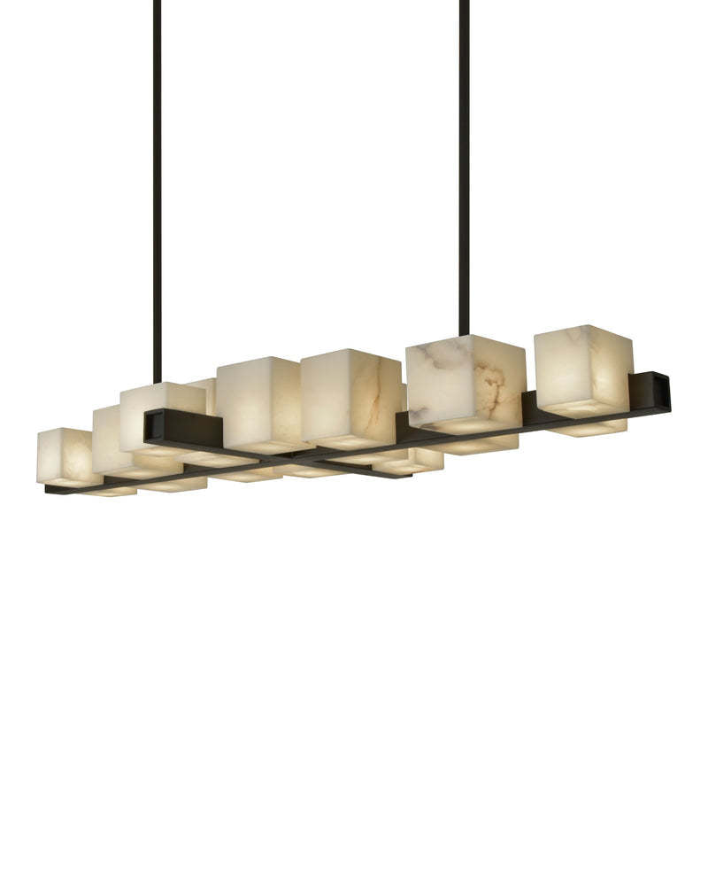 Linear marble chandelier – RIGA
