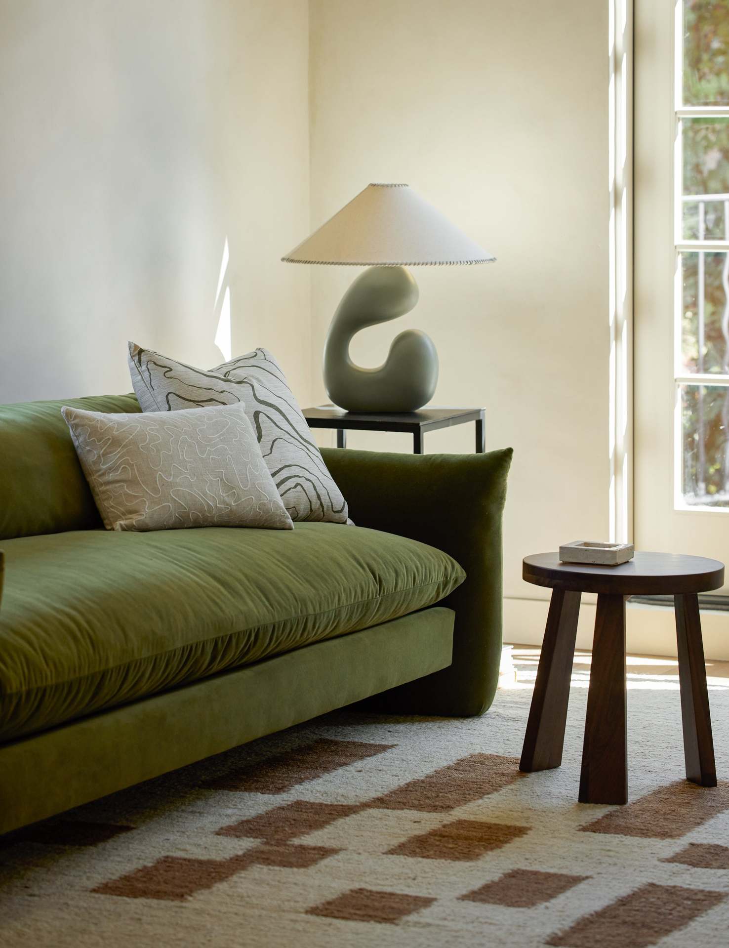 Lampe sculpture en verre – MARA