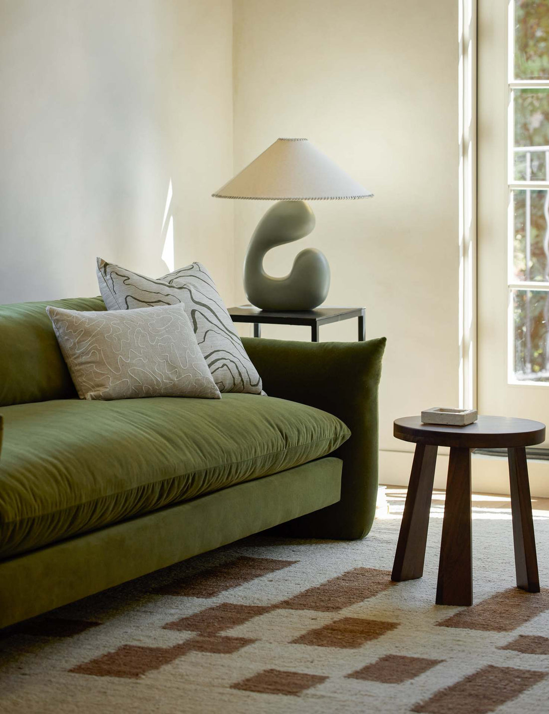 Lampe sculpture en verre – MARA