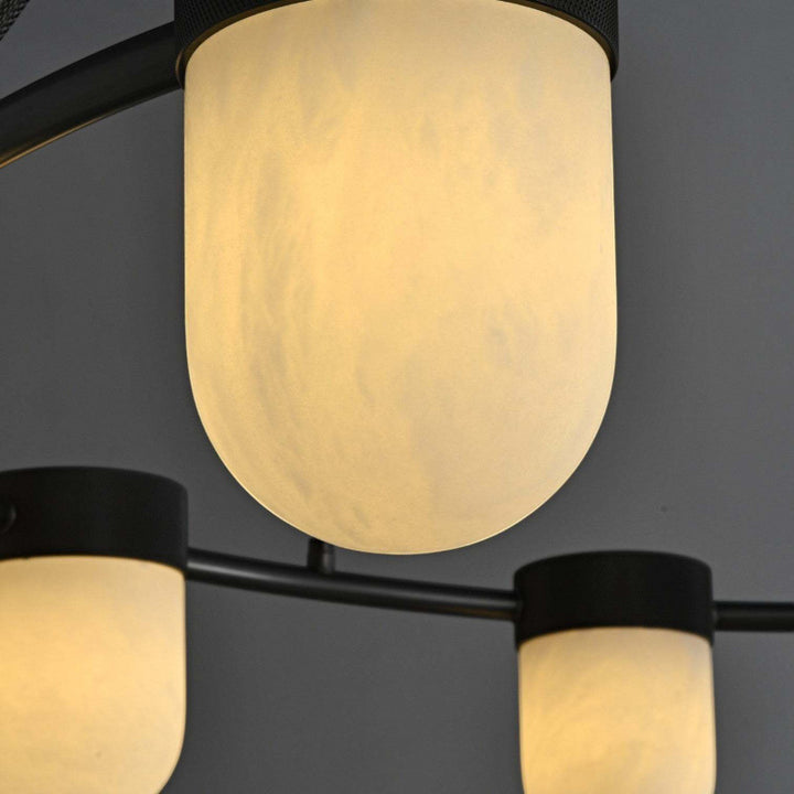 Alabaster ring chandelier – CORONA