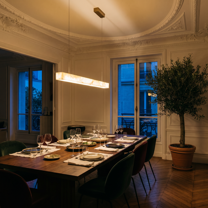 Alabaster-LED-Wandleuchte – LUMIA