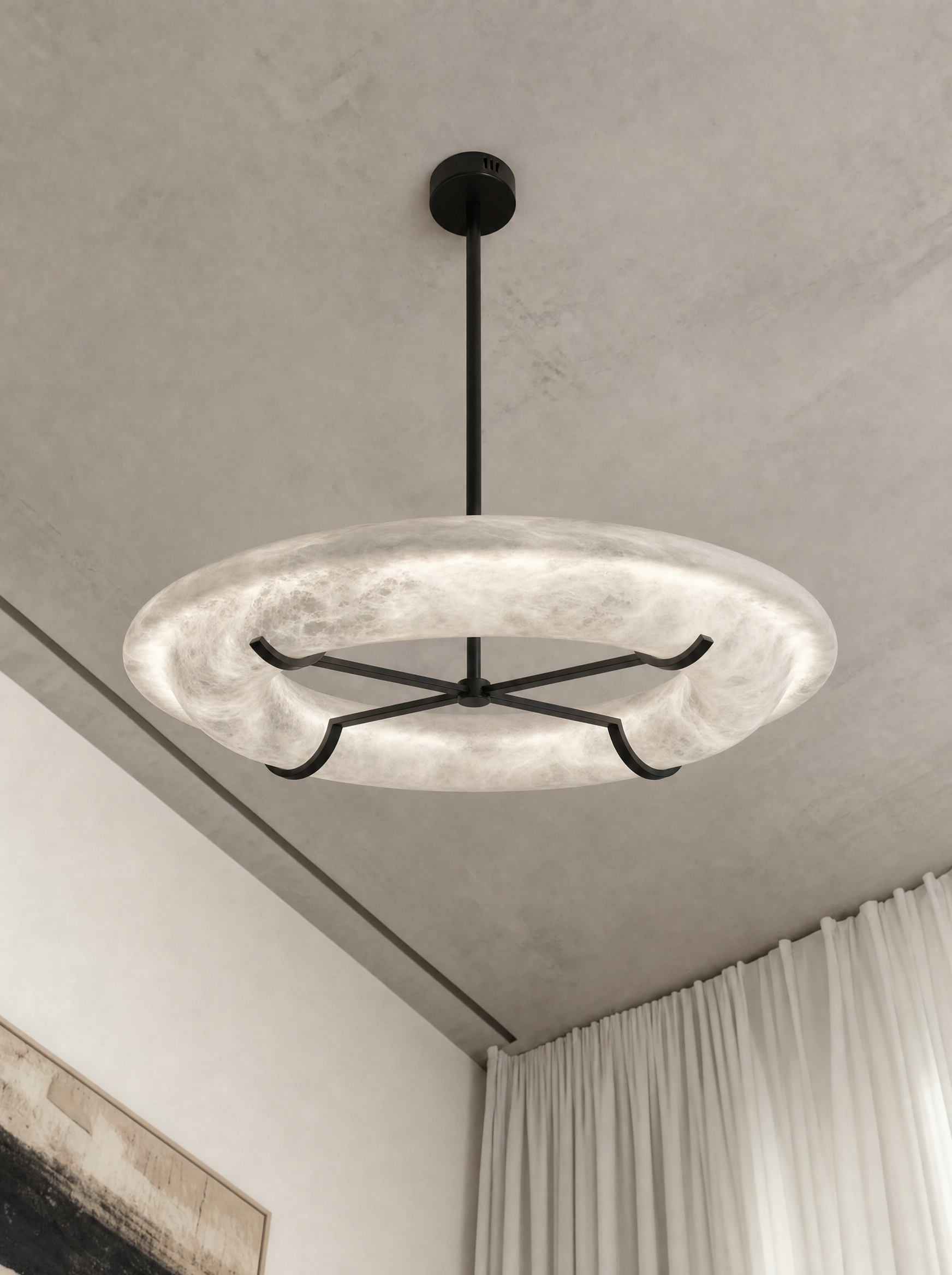 Suspension LED albâtre – ARCA
