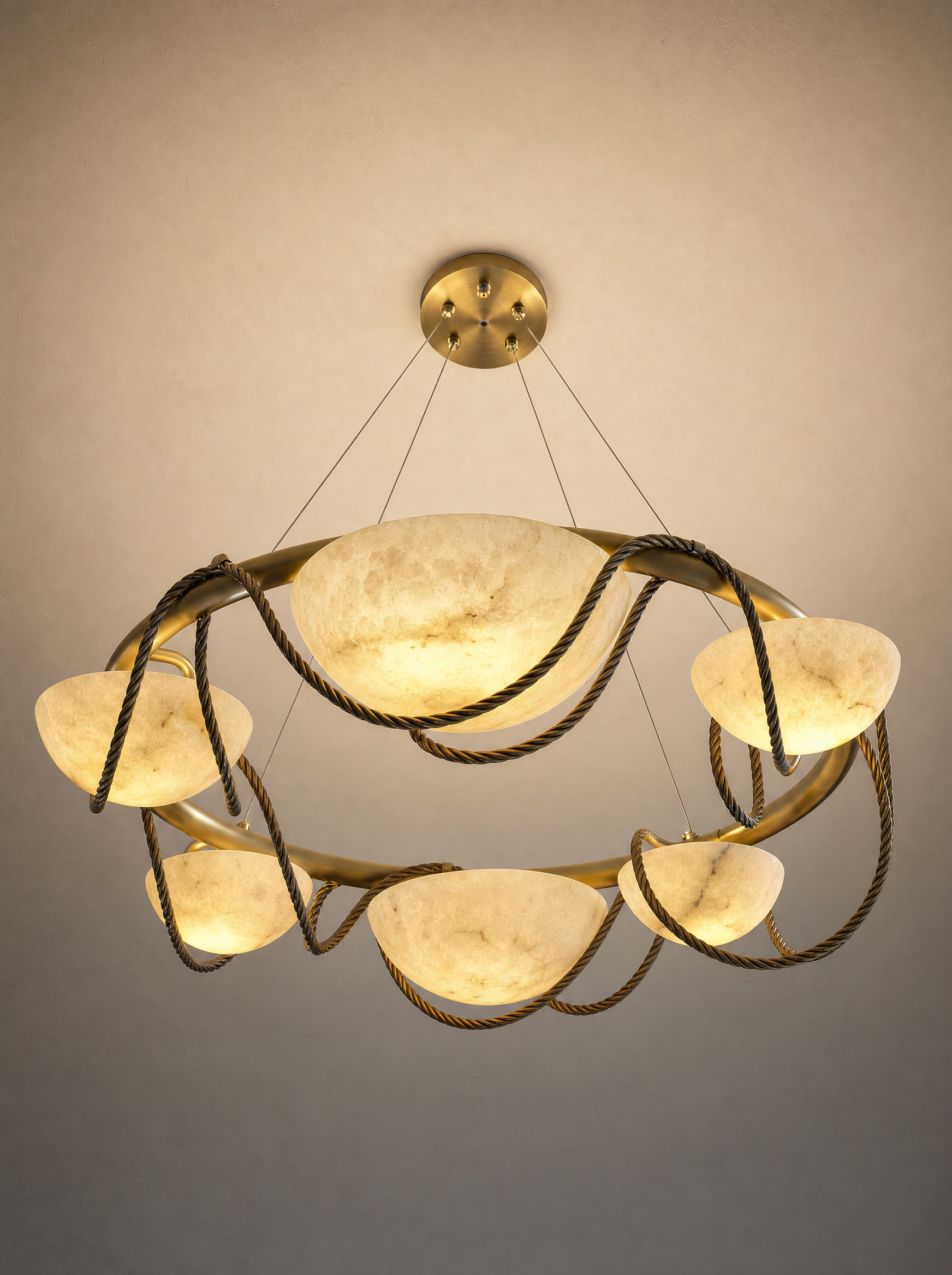 Lustre pétales en marbre – FIORA