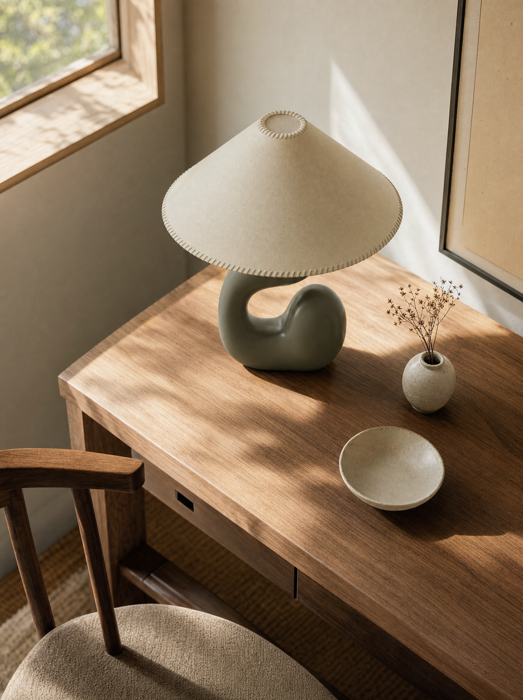 Lampe sculpture en verre – MARA