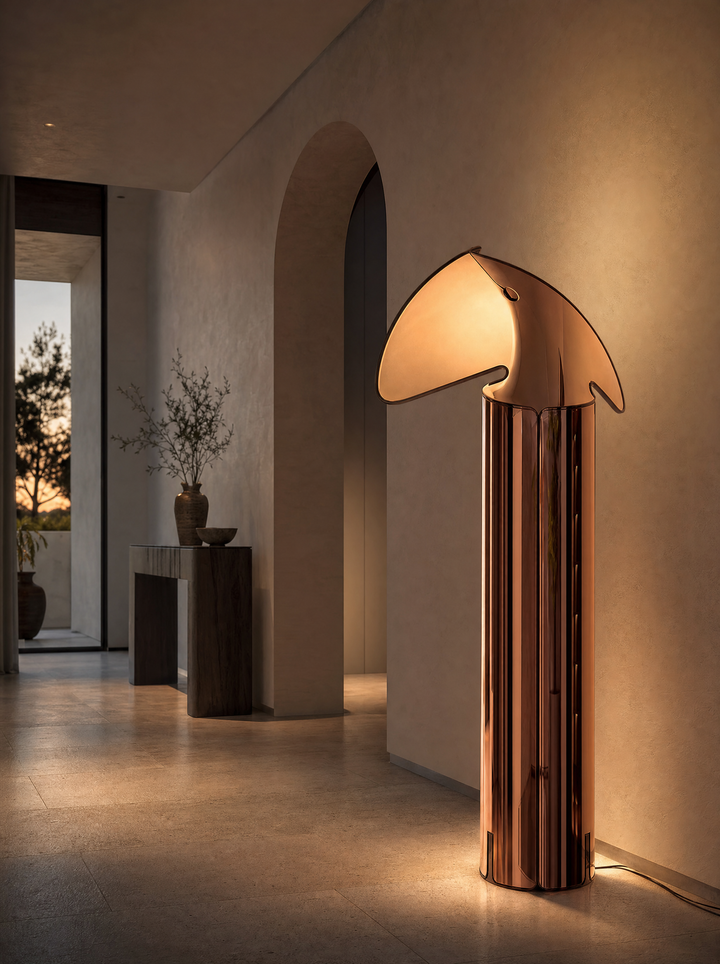 Lampe en acier poli – CAPRI