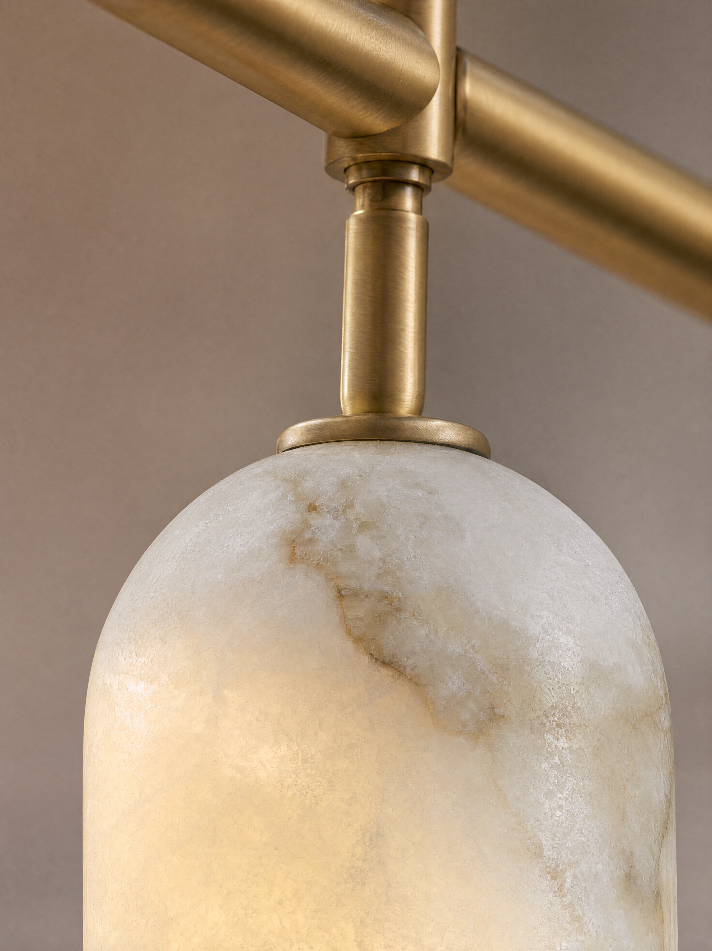 Lineare Alabaster-Pendelleuchte – FILA