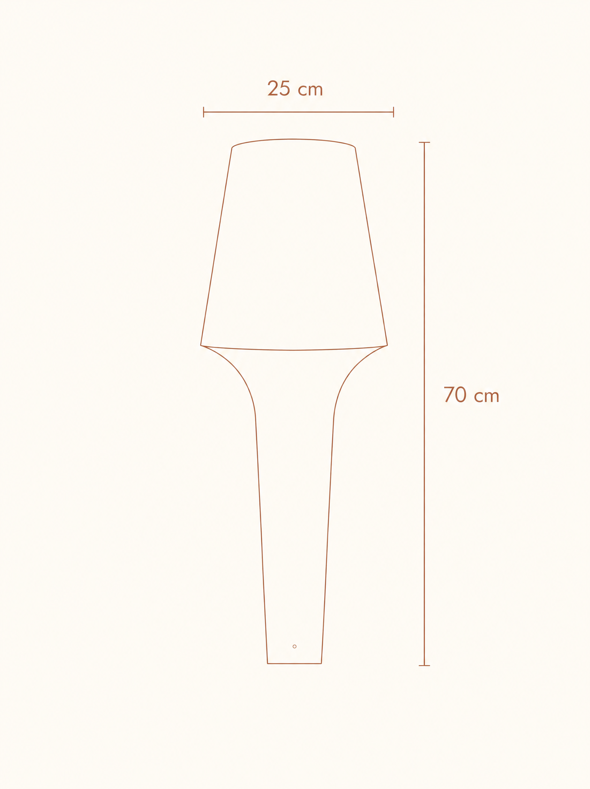 Konische Wandleuchte – CALA