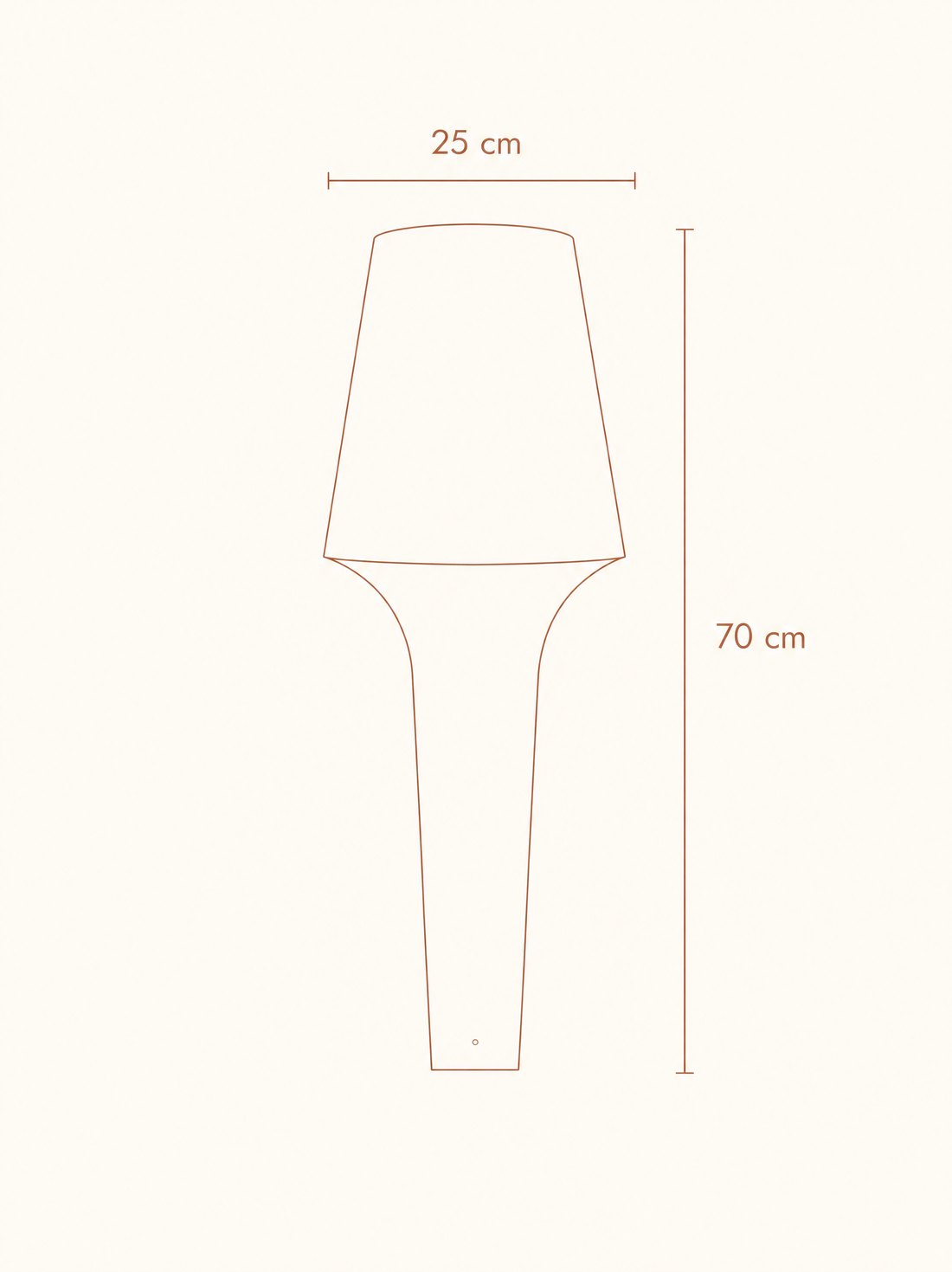 Konische Wandleuchte – CALA