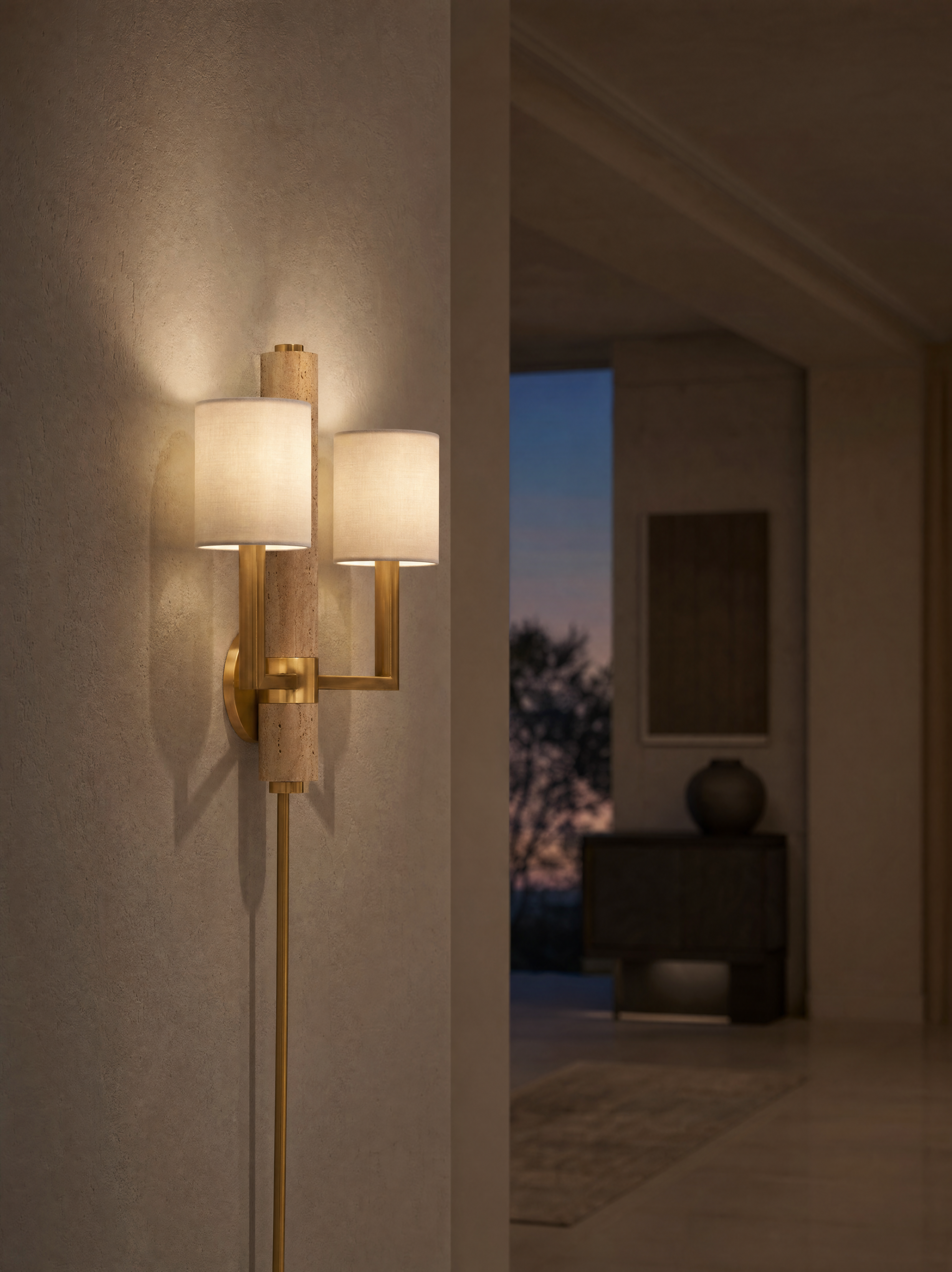 Brass wall light – BRERA