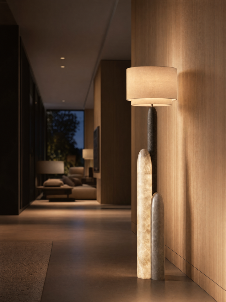 Spanish marble floor lamp – TORRE