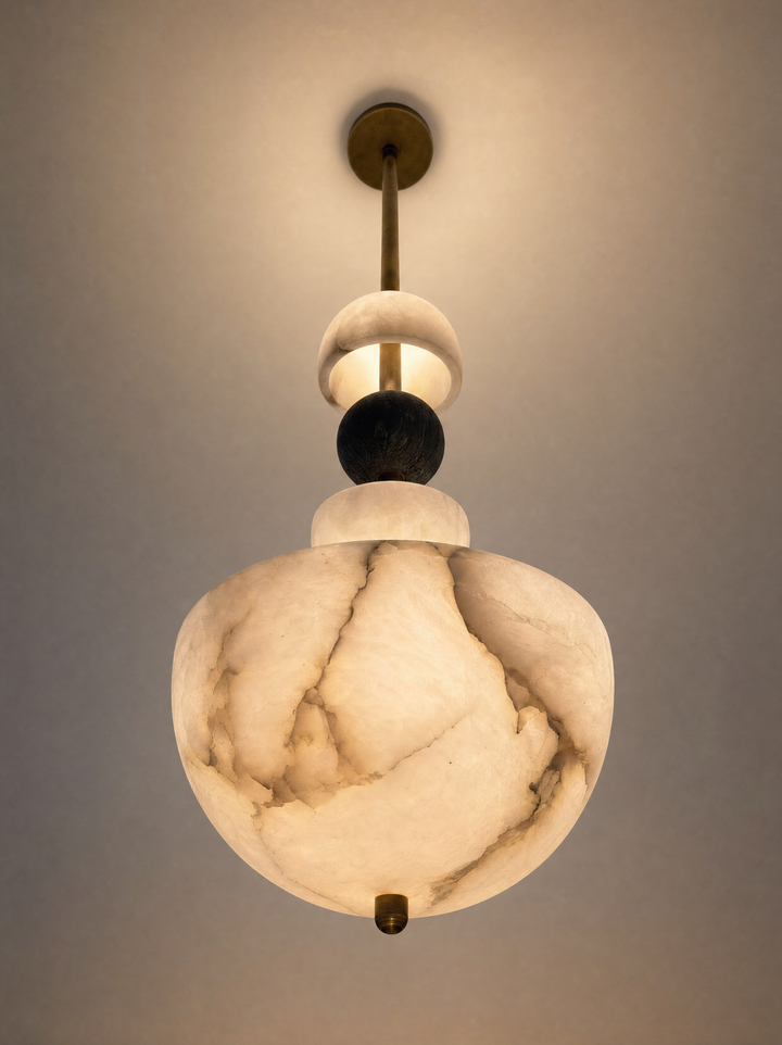 Stacked marble pendant – ALBA