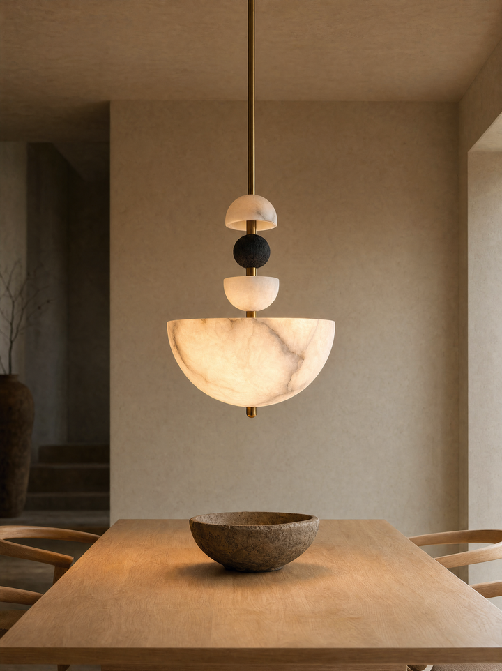 Stacked marble pendant – ALBA