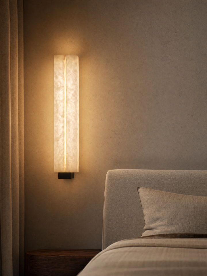 Marble & copper wall light – RAMO