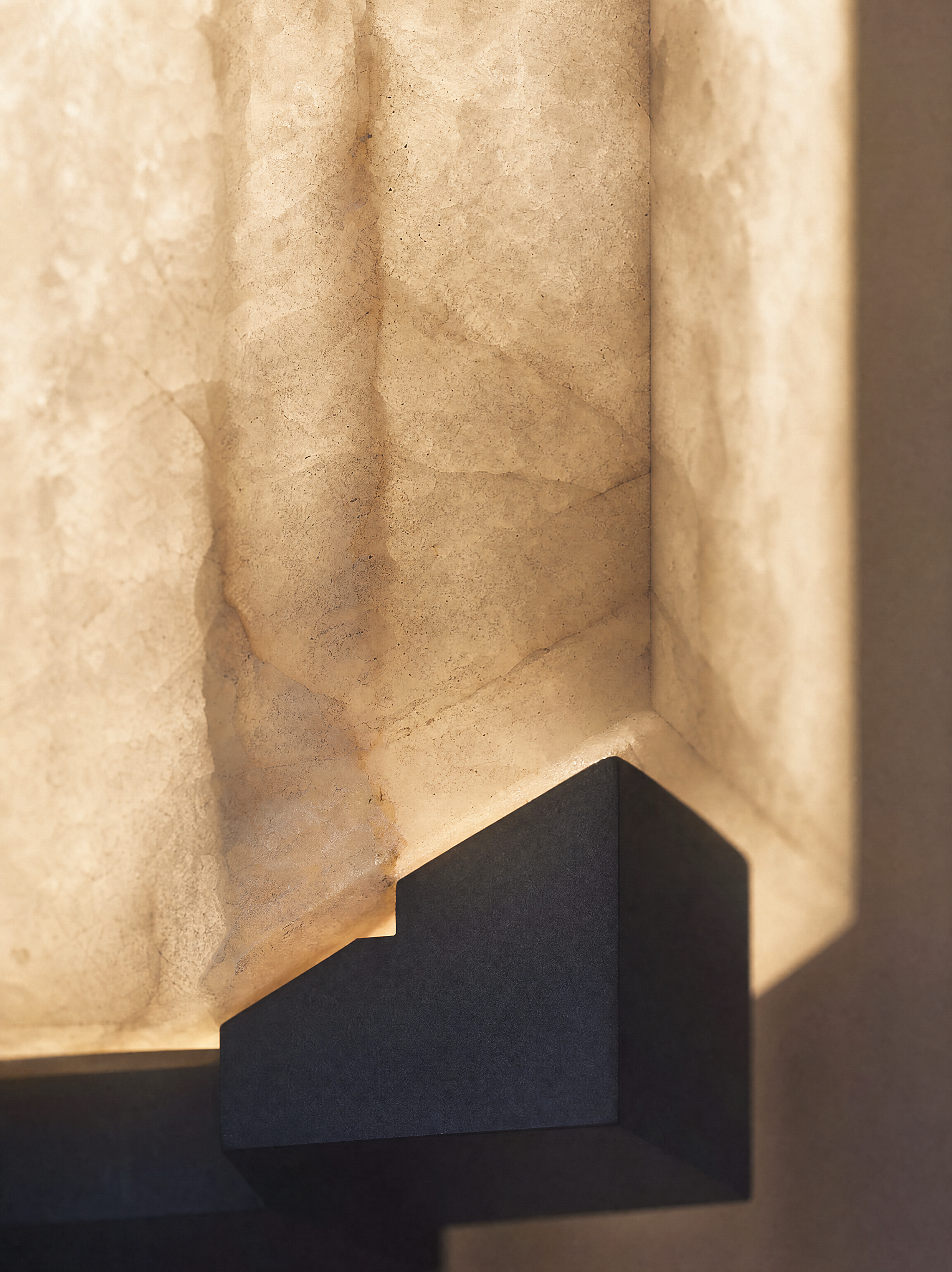 Marmor- & Kupfer-Wandleuchte – RAMO