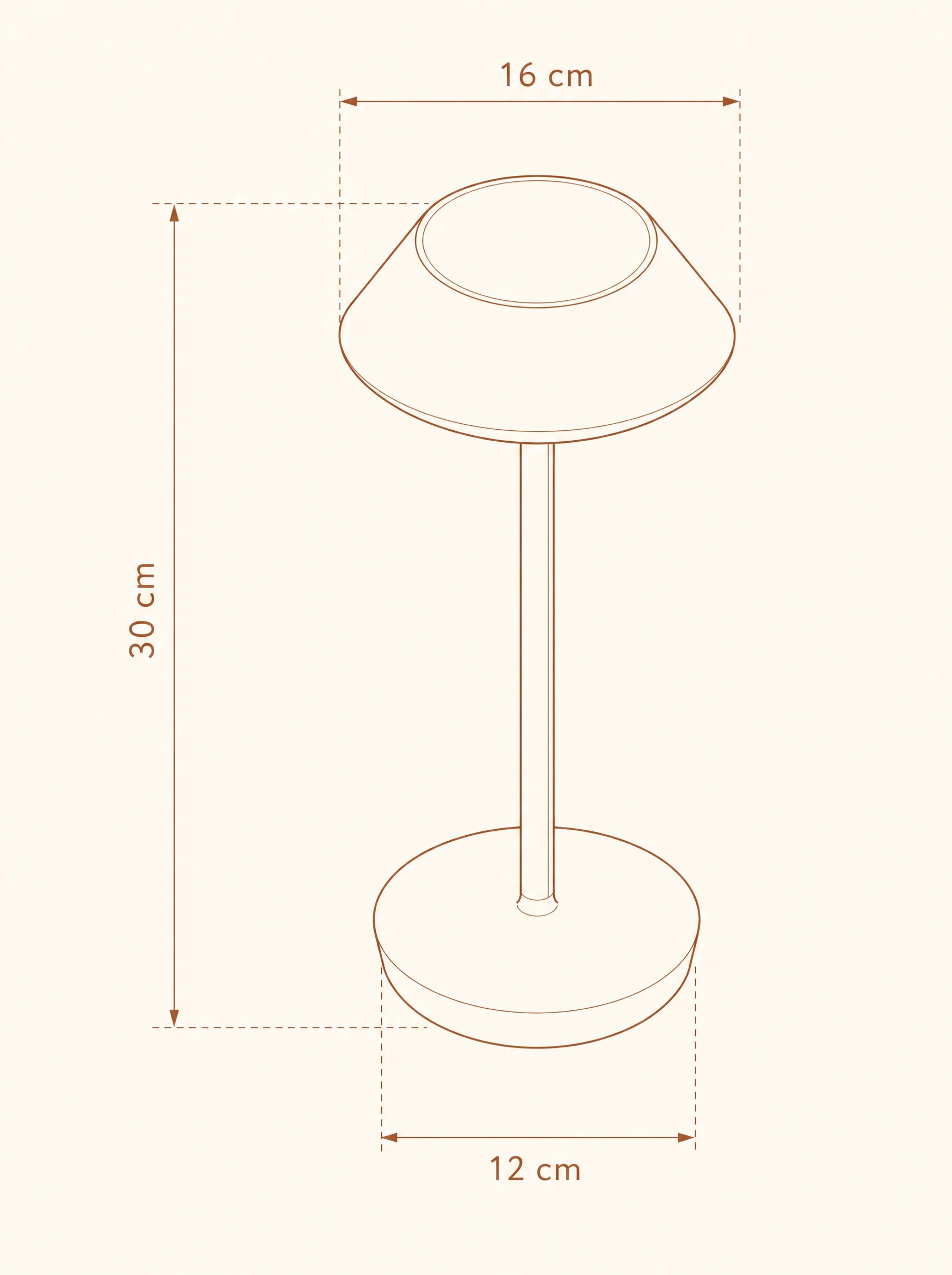 Lampe à poser rechargeable – MIRA